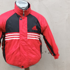 Adidas Red & Black | geaca outdoor mar. 128 - 134 cm | 8 - 9 ani