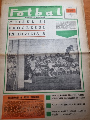 fotbal 4 iulie 1968-crisul oradea si progresul in divizia A,liceul din baicoi foto