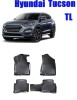 SET COVORASE AUTO CAUCIUC HYUNDAI TUCSON (TL) 3D (2015-2020) - 5 PCS, Umbrella