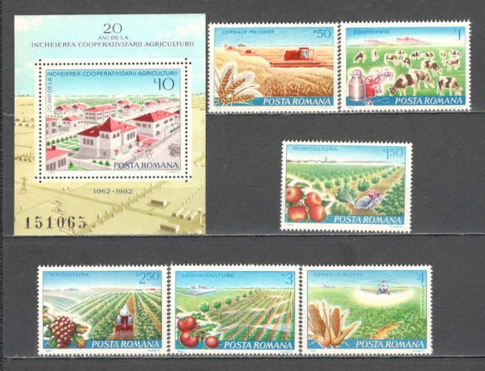 Romania.1982 20 ani incheierea colectivizarii ZR.691