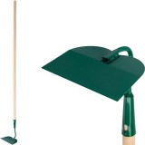 Motica de gradina plata Strend Pro Herrison 9308, cu coada din lemn