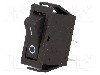 Intrerupator OFF-ON, 2 pozitii, SPST, {{Producator}} - RS1011C3BK