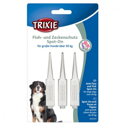 Trixie Spot-On respinge puricii și căpușele pentru c&amp;acirc;ini 3 x 5 ml foto