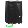 Rezervor Apa Pliabil Gossi 750L, PVC, Negru, 100x100 cm, Robinet si Furtun, Ideal Gradina, Camping