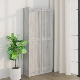 Biblioteca Gossi gri sonoma, 82.5x30.5x185.5 cm, lemn prelucrat. Rafturi depozitare living, birou. Mobilier modern