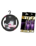 Set cadou Husa Flower Power si odorizant auto Caribi