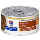 Cumpara ieftin Hill&#039;s Prescription Diet Feline Kidney Care Stew Chicken &amp; Vegetables, 82 g