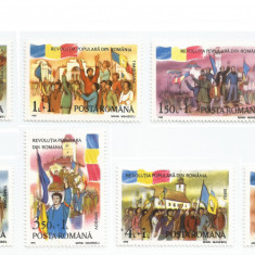 România, LP 1242/1990, Revoluţia Populară din România, serie cu eroare, MNH