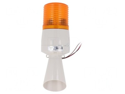 Semnalizator lumino-acustic arzător xenon ambră foto