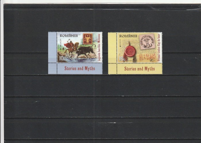 ROMANIA 2022 LP 2364 EUROPA - POVESTI SI MITURI SERIE CU TABS MNH NESTAMPILATA