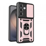 Husa pentru Samsung Galaxy S26 S942, Techsuit, CamShield, Roz Aurie