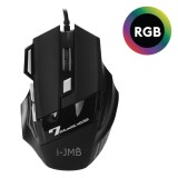Mouse Gaming cu Fir, RGB, 3600 DPI, Negru, CMCLASS