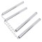 Set doua nunceaguri DEPOX&reg;, Training Helper, de antrenament, otel, 27 cm, argintiu