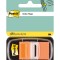 Index Clasic Post-it 25.4 mm x 43.2 mm 50 file in dispenser Index Post-It 3M plastic portocaliu