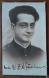 Fotografie tip carte postala, necirculata, Medic militar N. Parvulescu, perioada interbelica