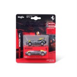 MAISTO MASINUTA METALICA SPEED ICONS FERRARI MONZA SP1 ARGINTIU GALBEN SCARA 1