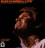 VINIL Glen Campbell &lrm;&ndash; Live - VG -, Pop