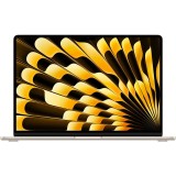 Laptop Apple MacBook Air 15, cu procesor Apple M4, 10 nuclee CPU si 10 nuclee GPU, 24GB RAM, 512GB, Starlight, Tastatura Internationala, Manual RO