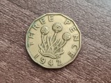 M3 C50 - Moneda foarte veche - Anglia - three pence - 1942