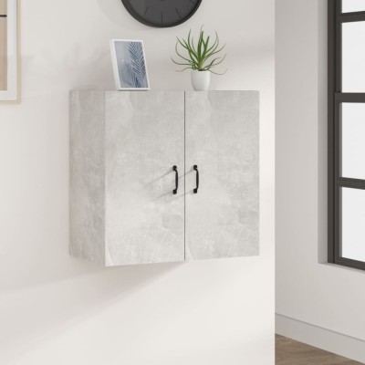 vidaXL Dulap de perete, gri beton, 60x31x60 cm, lemn prelucrat foto