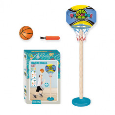 Cos de baschet pentru copii cu minge si pompa Sports World