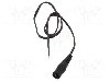 Cablu alimentare DC, cabluri, DC 5,5/2,5 soclu, negru, 0,5m, WEST POL - S25-TT-T075-050BK