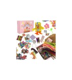 Set 1200 de piese de arta creativa pentru copii, Multicolor, 6+, Oem
