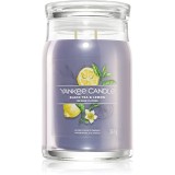Yankee Candle Black Tea &amp; Lemon lum&acirc;nare parfumată 567 g