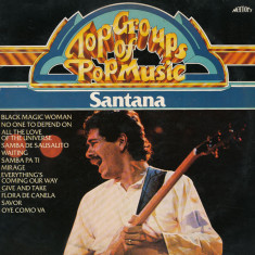 Vinil Santana ‎– Top Groups Of Pop Music: Santana (-VG)