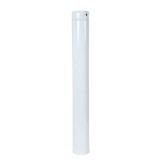 Burlan evacuare fum, tabla emailata, FI, 120 x 1000 mm, alb lucios