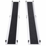 Cumpara ieftin Rampa pliabila din aluminiu pentru scaun cu rotile, 120-213cm, max 270kg, 2