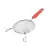 Strecuratoare inox, 10 cm - Zokura, cu maner, ceai, plastic