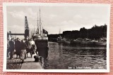 See- U. Solbad Kolberg. Am Hafen Vas german arborand drapelul nazist-Necirculata