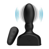 Cumpara ieftin Dop Anal Gonflabil Cu Vibratii Mr. Play, Negru, 11 cm