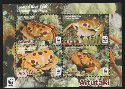 Samoa 2015 - Fauna , WWF , Reptile , serpi , serie in bloc dantelate , MNH , Mi.Bl.99 foto