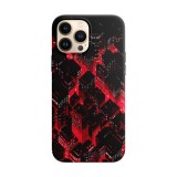 Husa compatibila cu Apple iPhone 13 model 8 Bit Pixel City, Silicon, TPU, Viceversa, Transparent, Carcasa