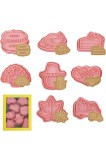 Set de tăvițe pentru biscuiți de toamnă și Ziua Recunoștinței, 8 bucăți