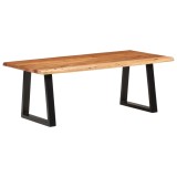 vidaXL Măsuță de cafea, 110x55x40 cm, lemn masiv acacia 374951