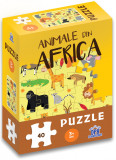 Puzzle: Animale din Africa | Didactica Publishing House