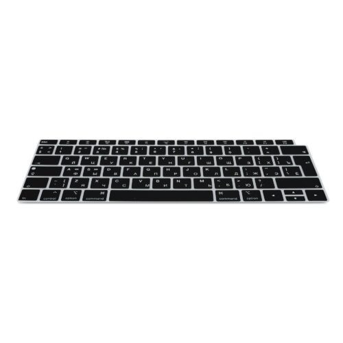 Husa pentru tastatura Apple MacBook Air 13.3&quot; (2018-2020), Kwmobile, Negru, Silicon, 53983.01
