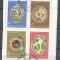 Hungary 1968 Folk art, perf.block, on paper, used U.041