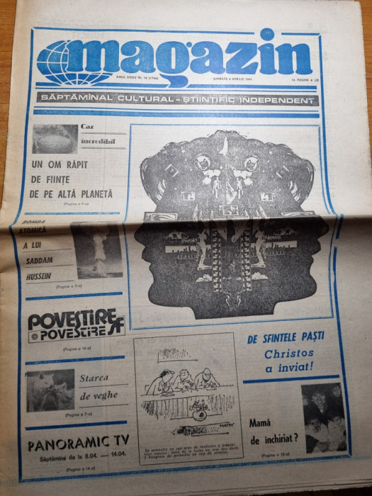 ziarul magazin 6 aprilie 1991-art. sting