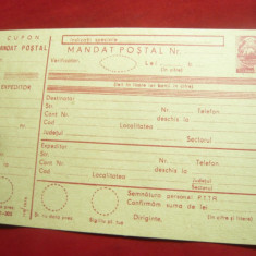 Formular Mandat Postal necirculat ,rosu ,RPR