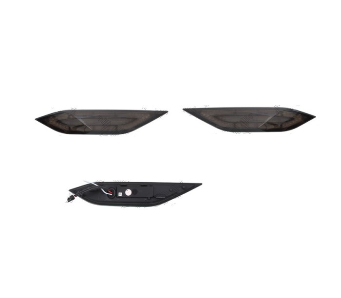 Set lampa semnalizare laterala Porsche Cayenne (92A), 04.2010-12.2014, cu parking light; LED; fumuriu; Tuning,