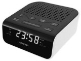 Radio cu ceas Sencor SRC 136 (Negru/Alb)