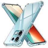 Husa pentru Xiaomi Redmi Note 13 Pro 4G / Poco M6 Pro 4G - Techsuit Shockproof Clear Silicone - Clear