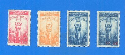Romania 1948. LP 232. Constitutia RPR foto