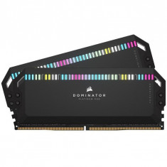 Memorie Corsair DOMINATOR PLATINUM XMP 3.0 Black Heatspreader, DDR5, 6200MT/s 32GB (2x16GB), CL36, RGB