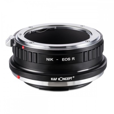 Adaptor montura K&amp;amp;F Concept Nikon-EOS R de la Nikon AI la Canon EOS R foto