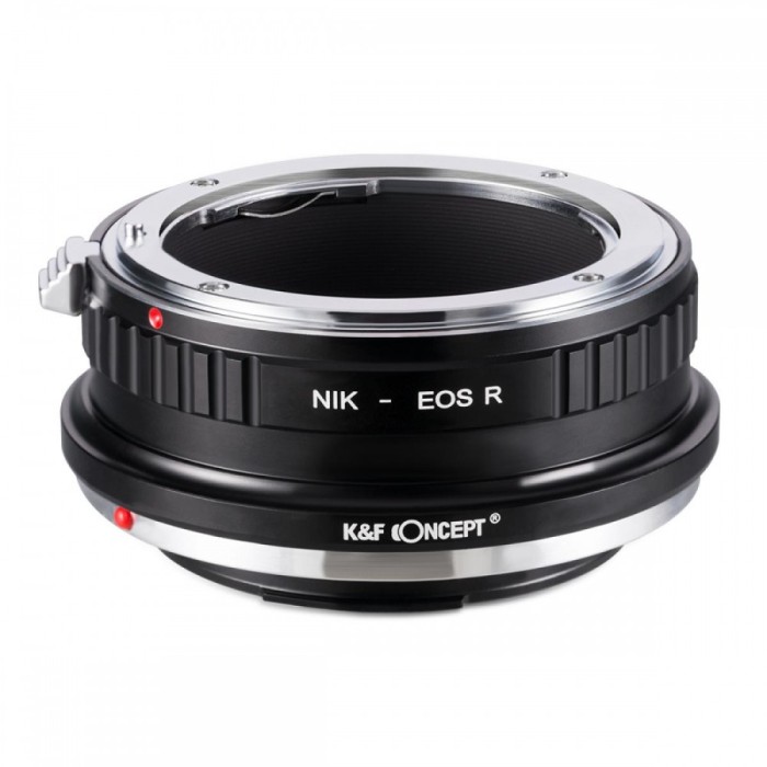 Adaptor montura K&amp;F Concept Nikon-EOS R de la Nikon AI la Canon EOS R